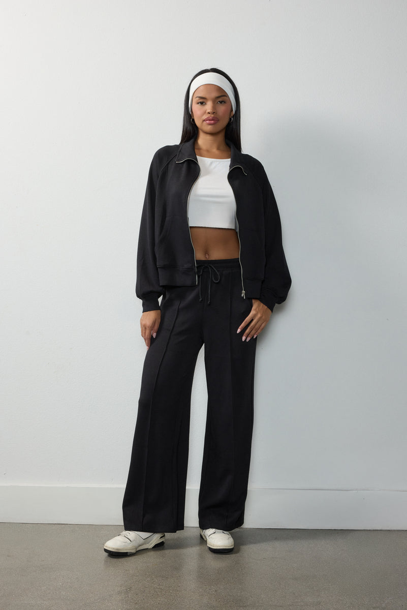 Scuba Zip-Front Jacket | Forever 21 Women