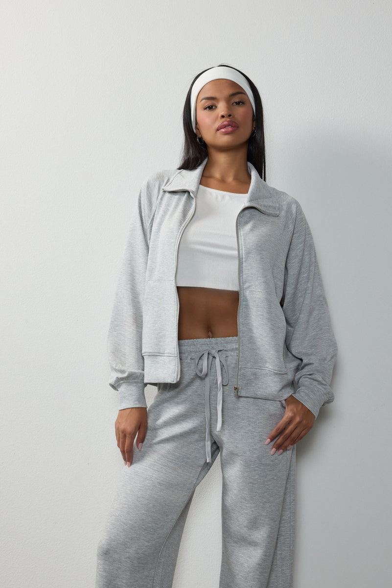 Scuba Zip-Front Jacket | Forever 21 Women