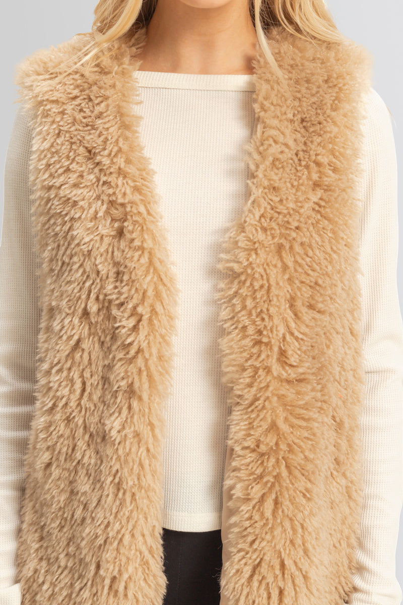 Fuzzy Longline Vest | Forever 21 Women