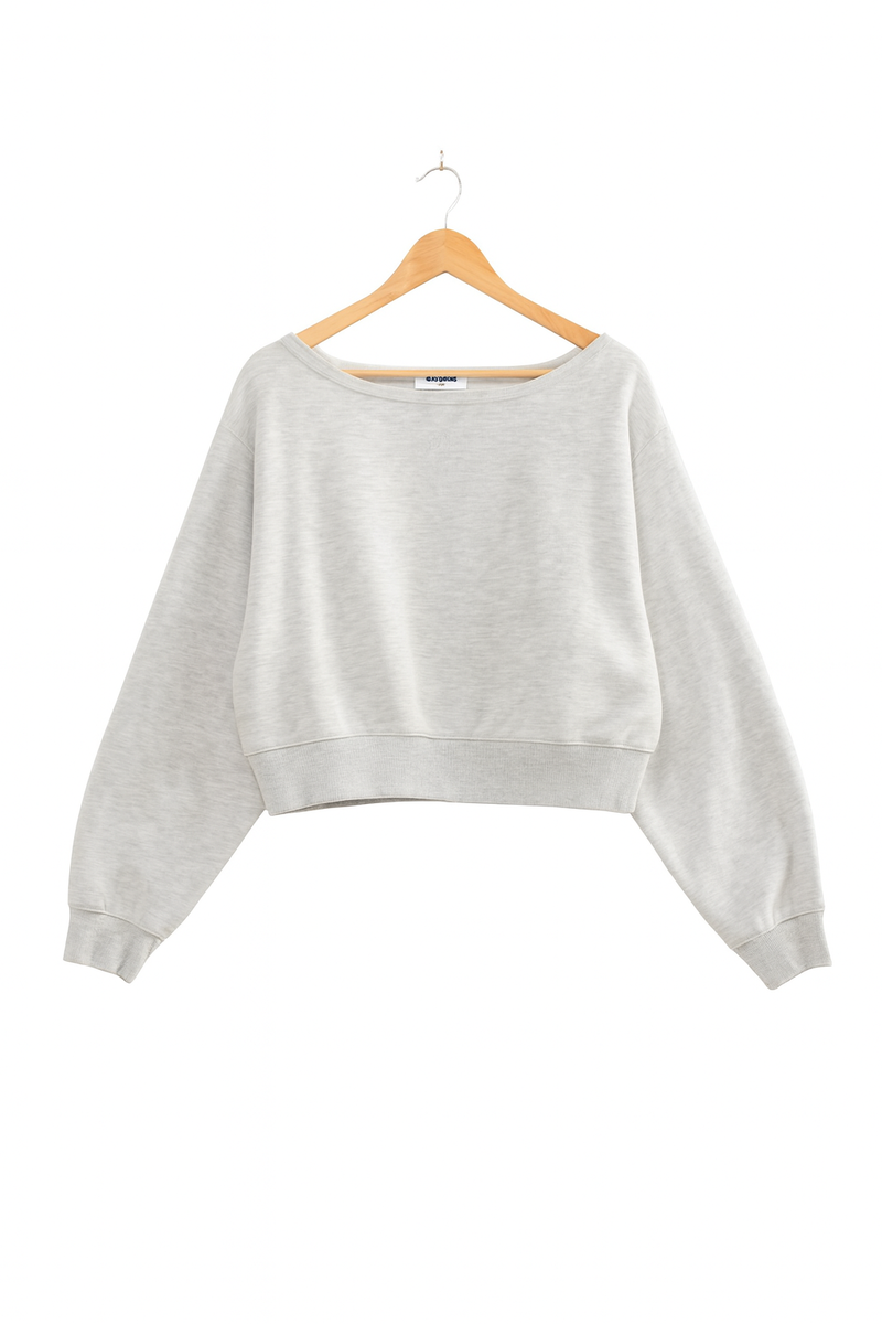 Off-The-Shoulder Cropped Fleece Pullover | Forever 21 Women