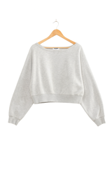 Off-The-Shoulder Cropped Fleece Pullover | Forever 21 Women