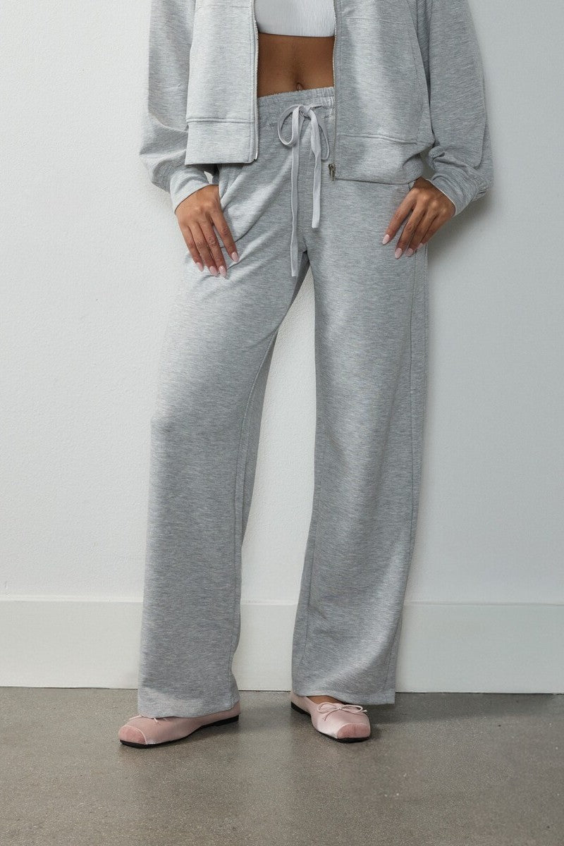 Wide-Leg Scuba Sweatpants | Forever 21 Women