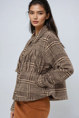 Glen Plaid Fringe-Trim Jacket | Forever 21 Women
