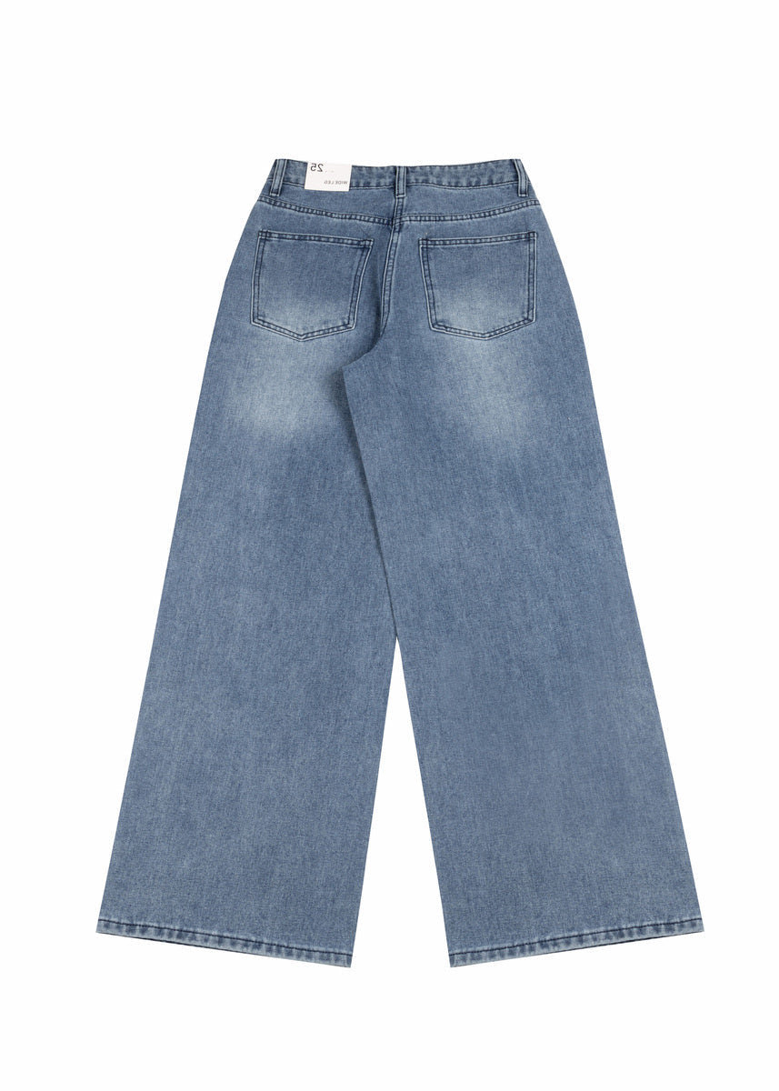 Wide-Leg Rhinestone Jeans | Forever 21 Women