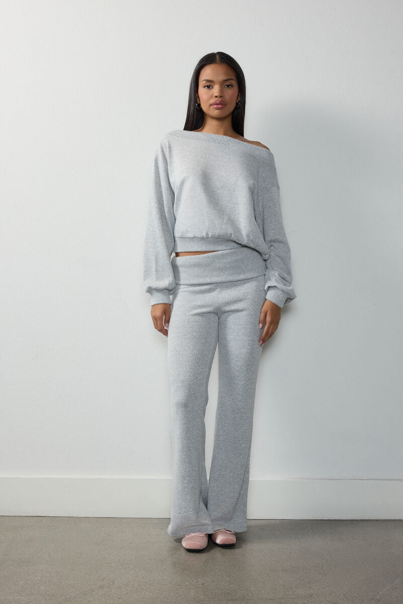 Off-The-Shoulder Top & Flare Pants Set | Forever 21 Women