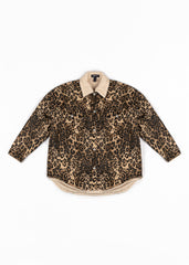 Leopard Print Faux Shearling Shacket | Forever 21 Women
