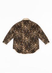 Leopard Print Faux Shearling Shacket | Forever 21 Women
