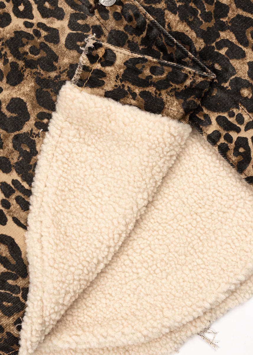 Leopard Print Faux Shearling Shacket | Forever 21 Women