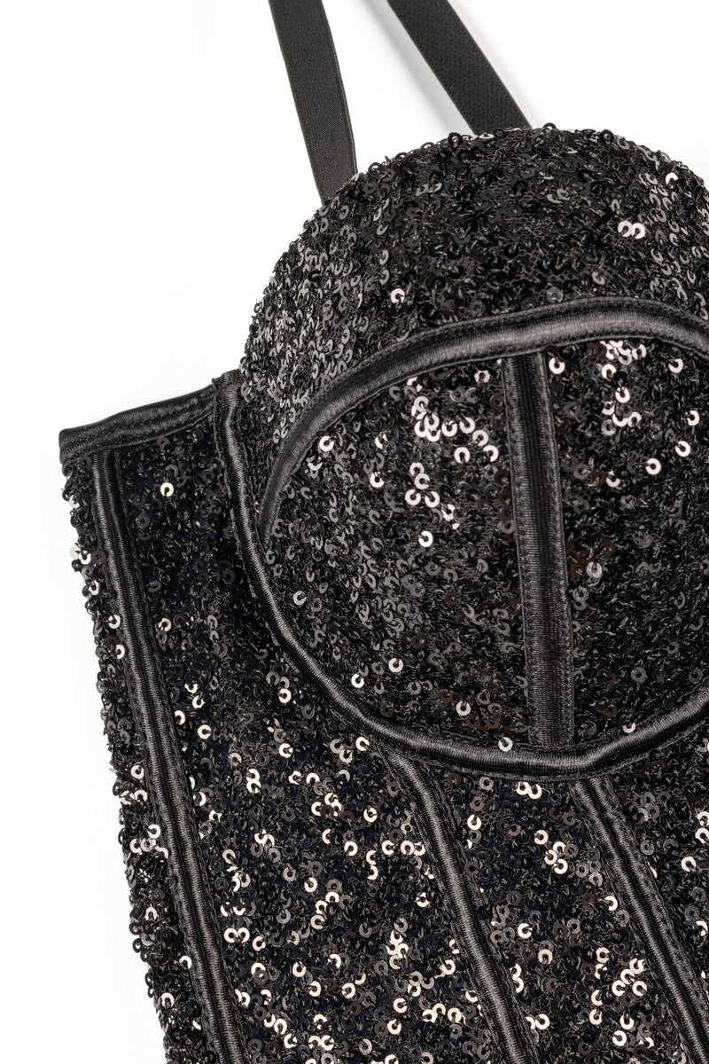 Sequin Bustier Sleeveless Top | Forever 21 Women