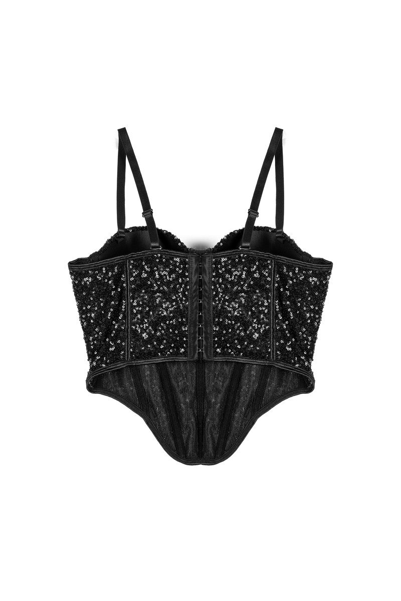 Sequin Bustier Sleeveless Top | Forever 21 Women