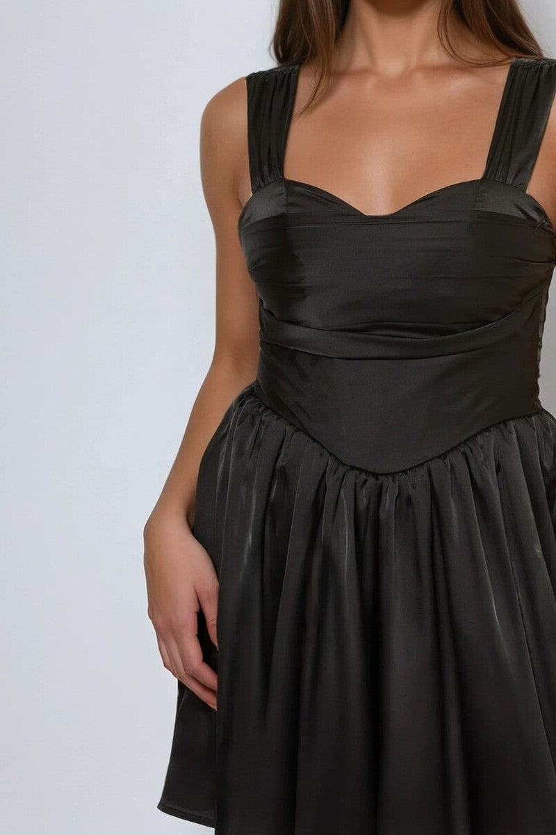 Satin Sweetheart Mini Dress | Forever 21 Women