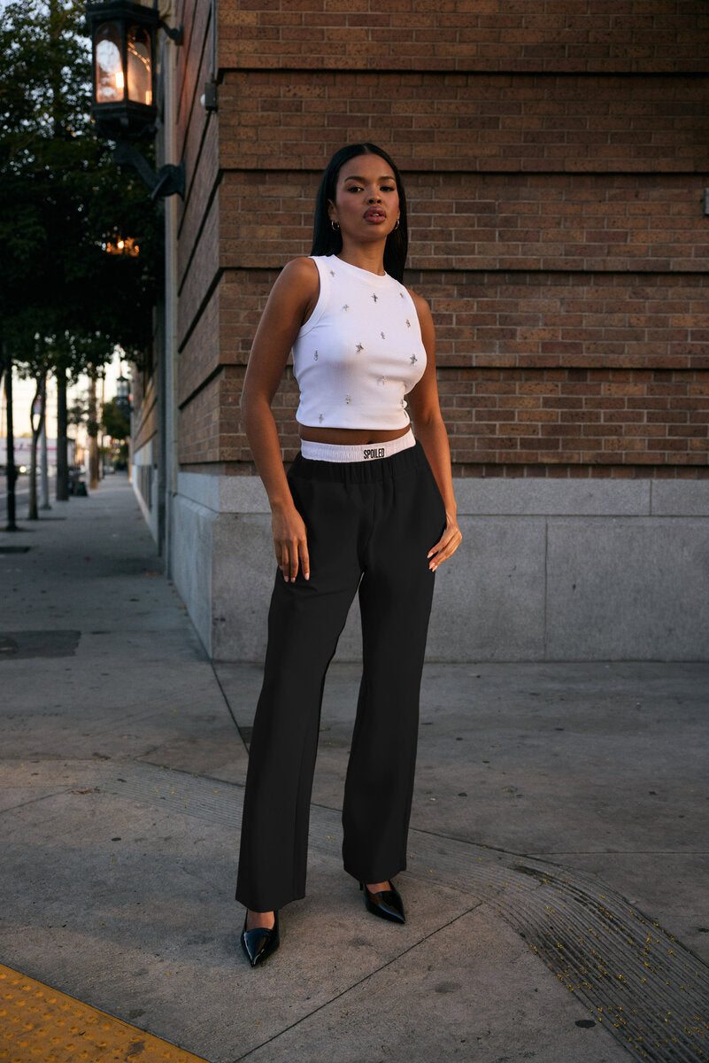 Ponte-Knit Straight-Leg Pants | Forever 21 Women