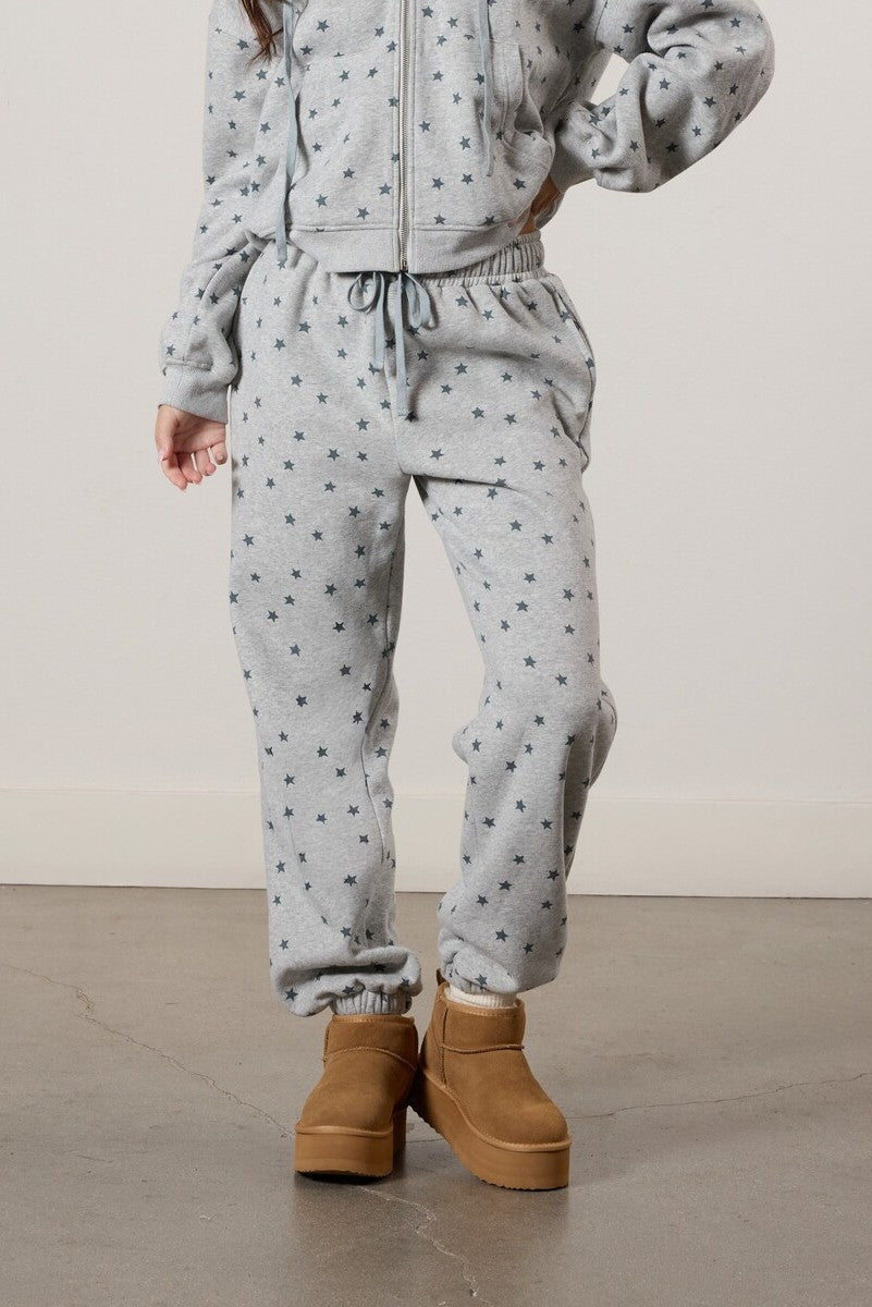 Star Print Jogger Sweatpants | Forever 21 Women
