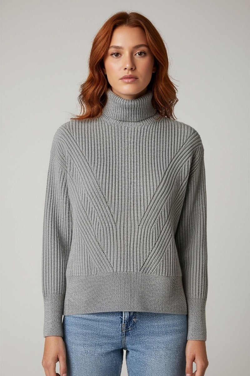 Chunky Ribbed Turtleneck Sweater | Forever 21 Women