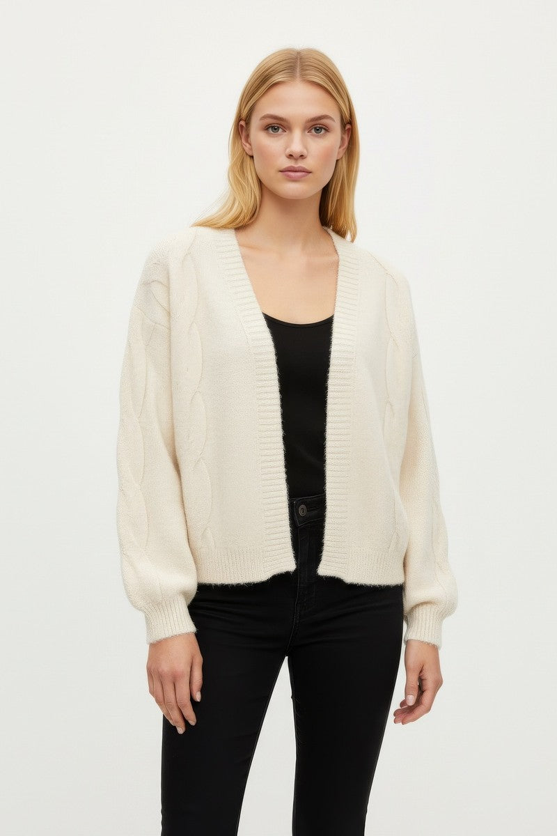 Fuzzy Open-Front Cardigan Sweater | Forever 21 Women