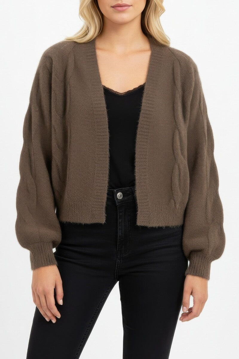 Fuzzy Open-Front Cardigan Sweater | Forever 21 Women