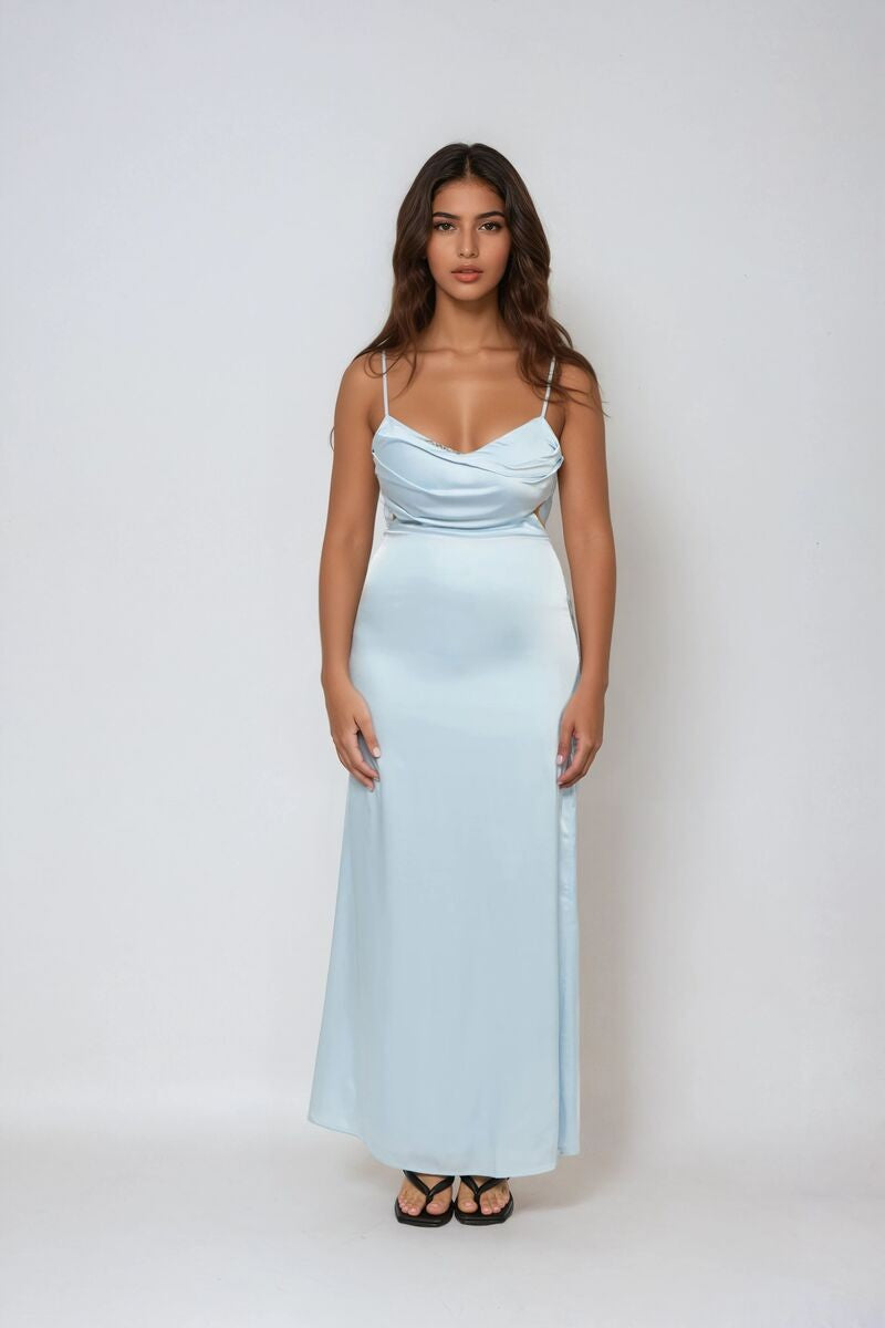 Satin Cowl Neck Maxi Dress | Forever 21 Women