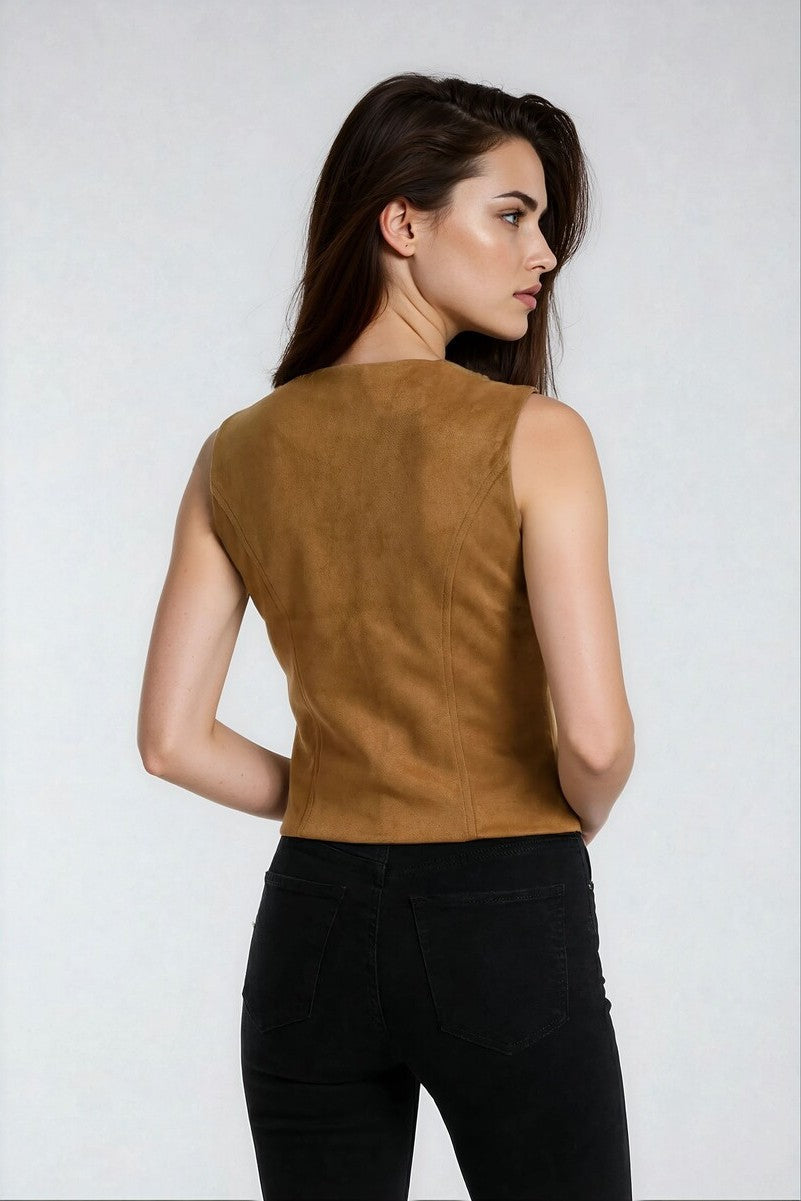 Faux Suede Lace-Up Corset Top | Forever 21 Women