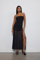 Mesh Tube Bodycon Maxi Dress | Forever 21 Women
