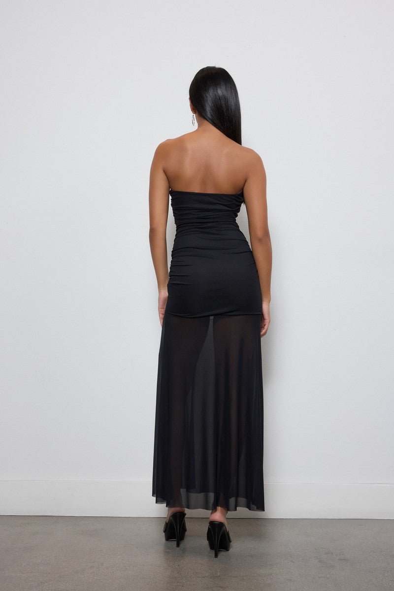 Mesh Tube Bodycon Maxi Dress | Forever 21 Women