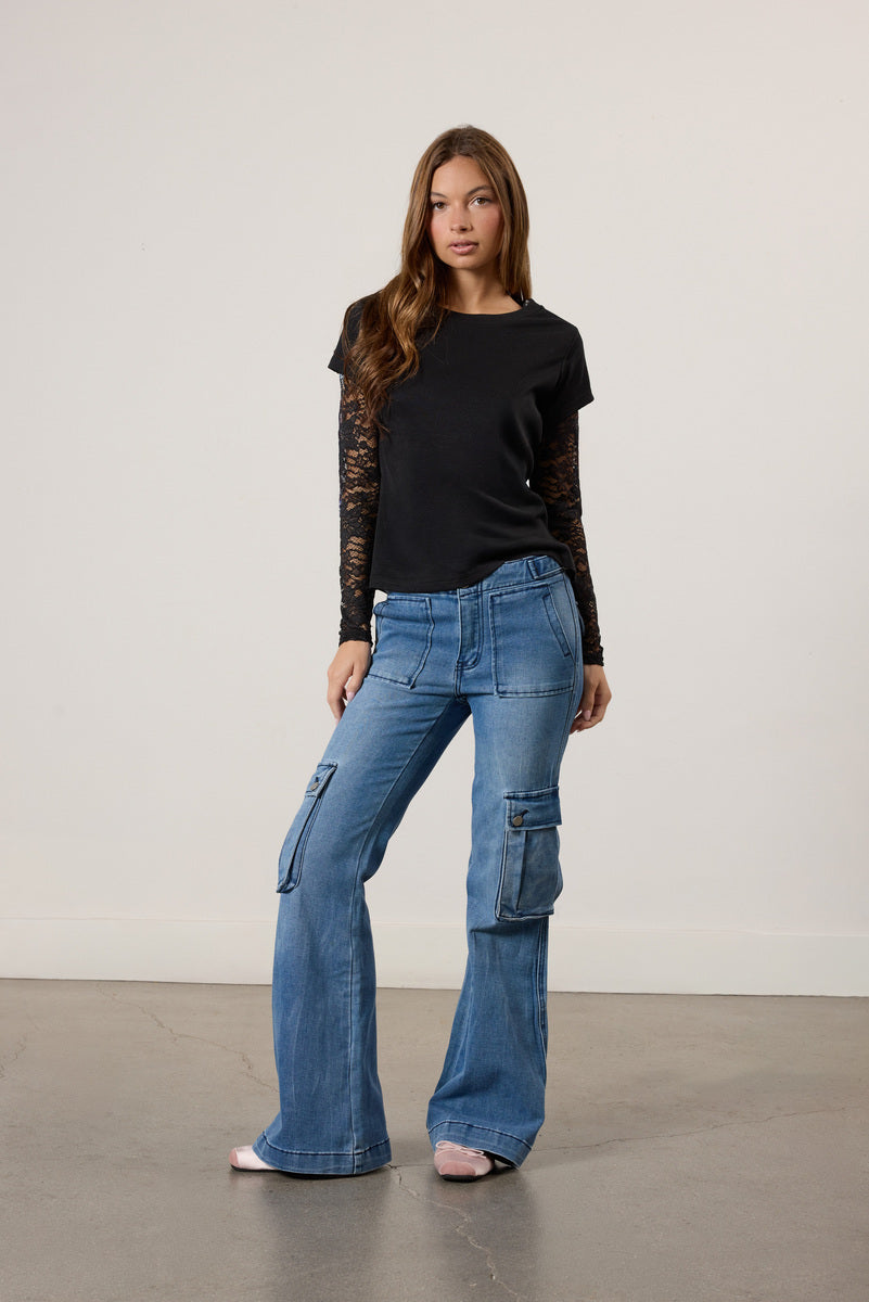 Lace-Sleeve Layered Top | Forever 21 Women