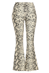Snake Print Flare Pants | Forever 21 Women