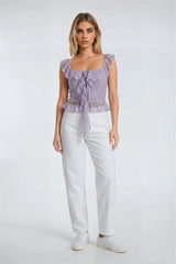 Ruffle Lace Cropped Top | Forever 21 Women