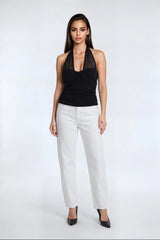 Mesh Sweetheart Cropped Halter Top | Forever 21 Women