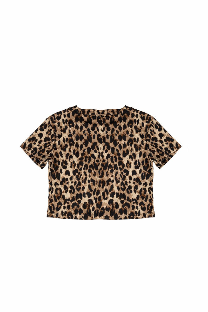 Leopard Print Baby Tee | Forever 21 Women