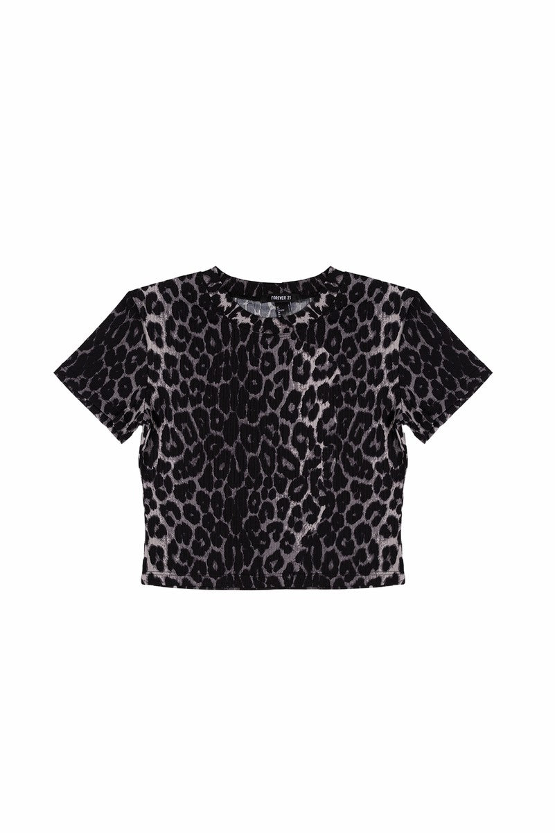 Leopard Print Baby Tee | Forever 21 Women