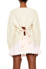 Tie-Back Bow Sweater | Forever 21 Women