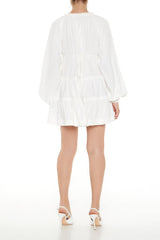 Peasant-Sleeve Mini Dress | Forever 21 Women