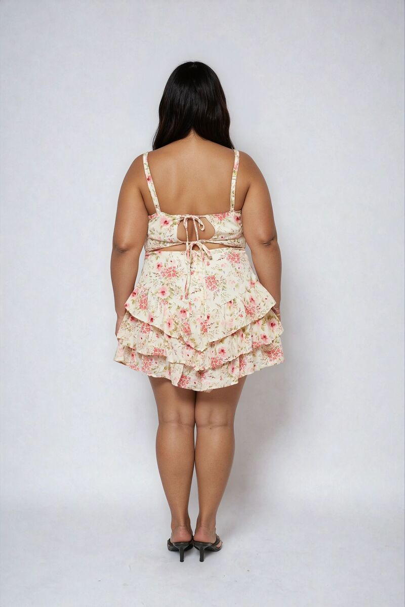 Plus Size Floral Ruffled Mini Dress | Forever 21 Women