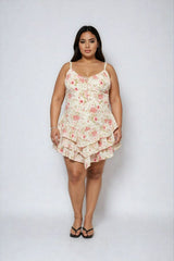 Plus Size Floral Ruffled Mini Dress | Forever 21 Women