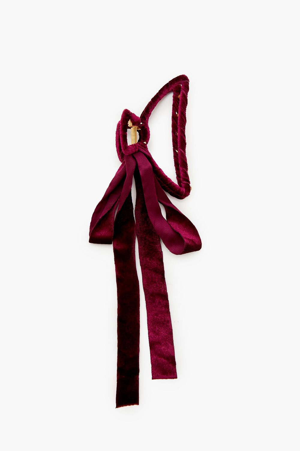 Velvet Bow Claw Hair Clip | Forever 21 Women