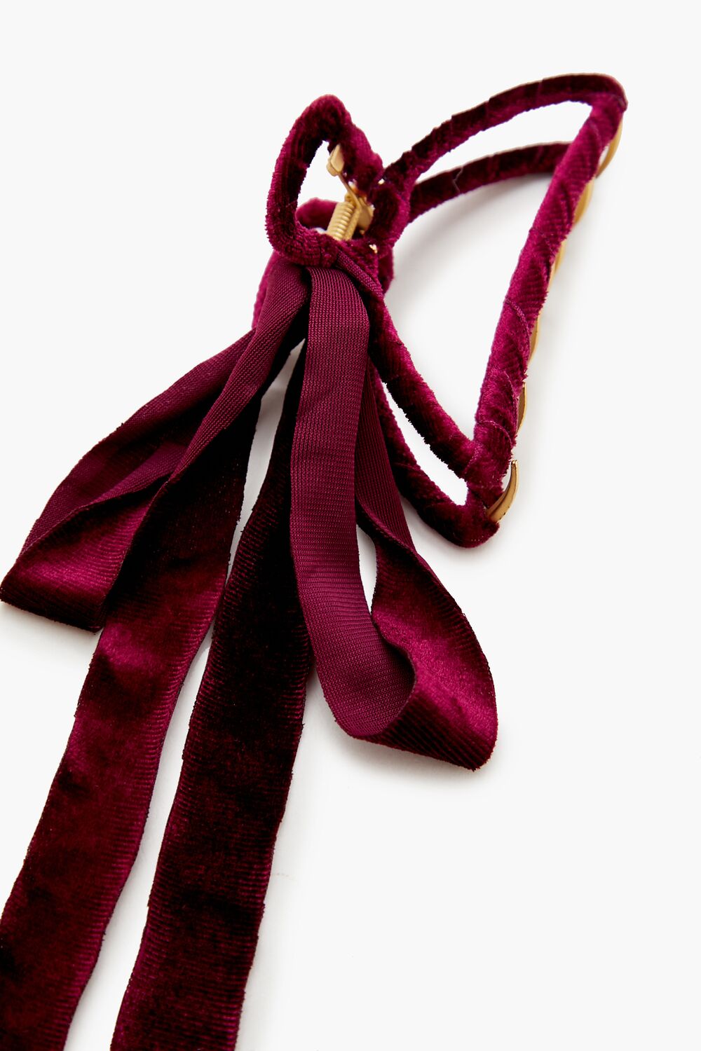 Velvet Bow Claw Hair Clip | Forever 21 Women