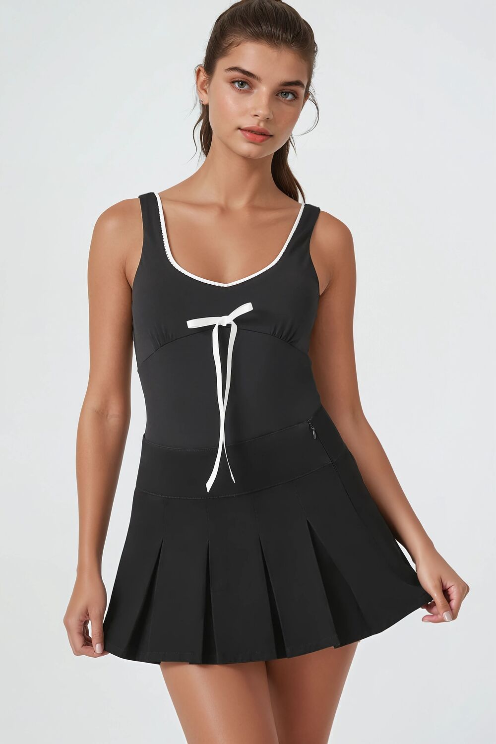 Bow Ricrac-Trim Bodysuit | Forever 21 Women