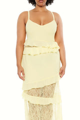 Plus Size Ruffle Maxi Dress | Forever 21 Women