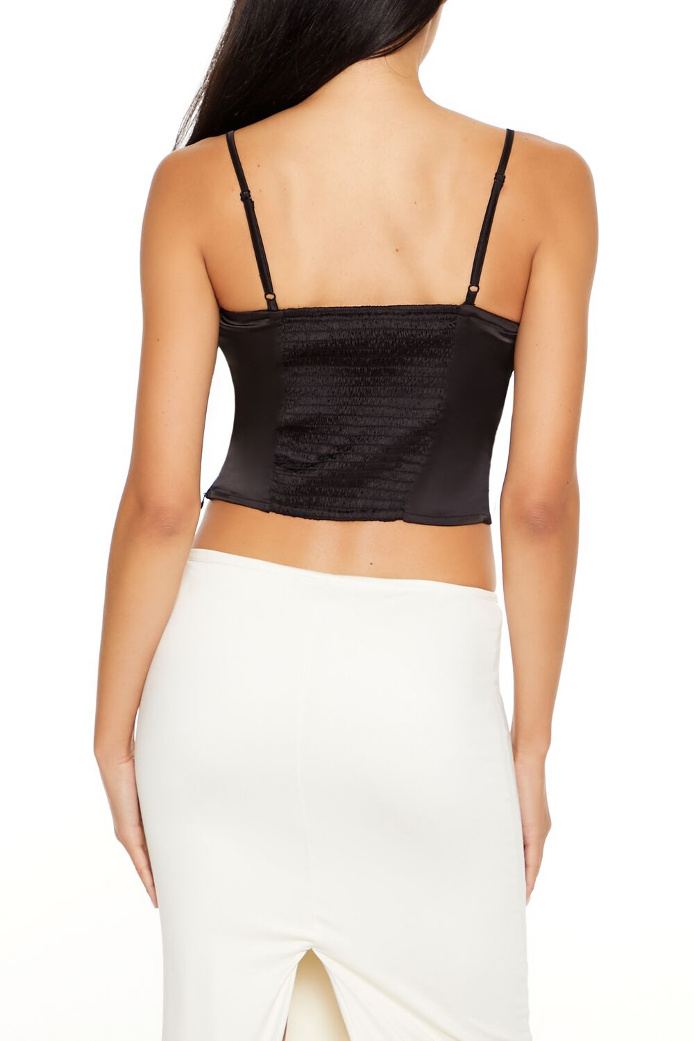 Contrast Bow Cropped Cami | Forever 21 Women