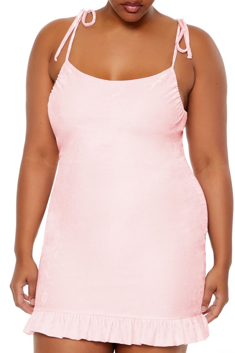 Plus Size Tie-Strap Mini Dress | Forever 21 Women