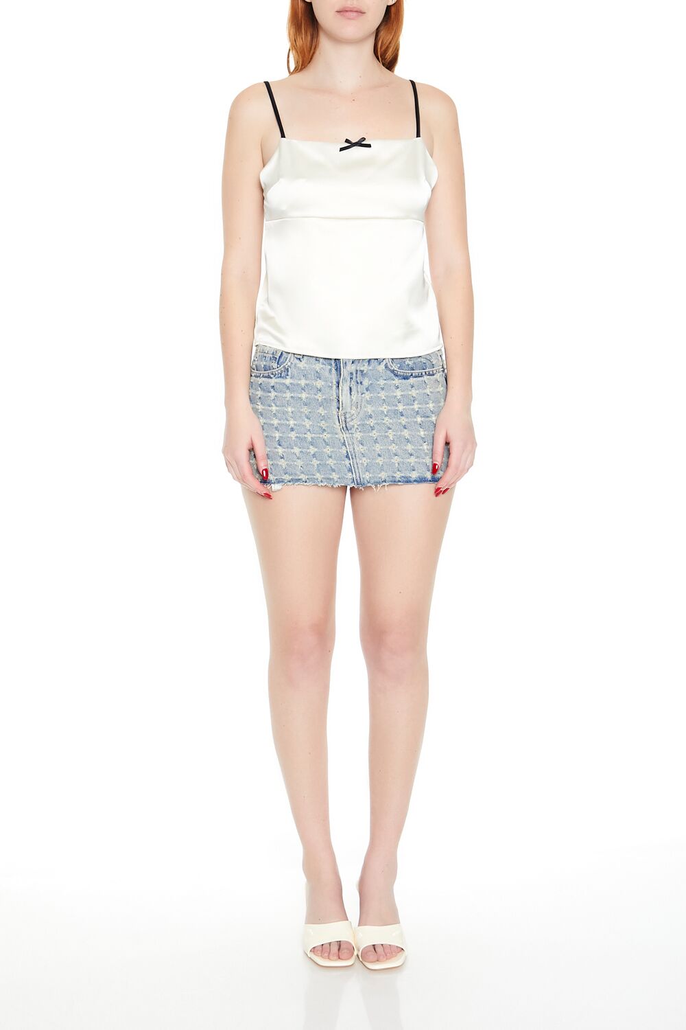 Satin Tie-Back Bow Cami | Forever 21 Women