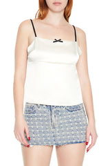 Satin Tie-Back Bow Cami | Forever 21 Women