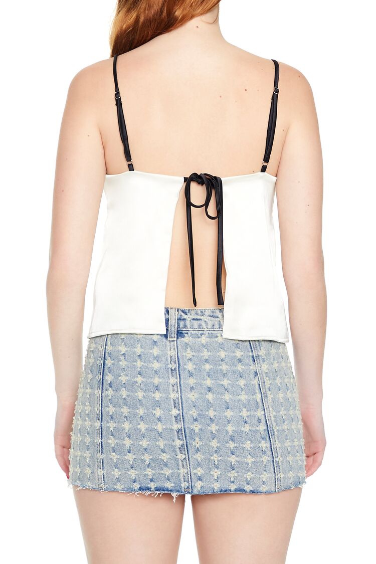 Satin Tie-Back Bow Cami | Forever 21 Women