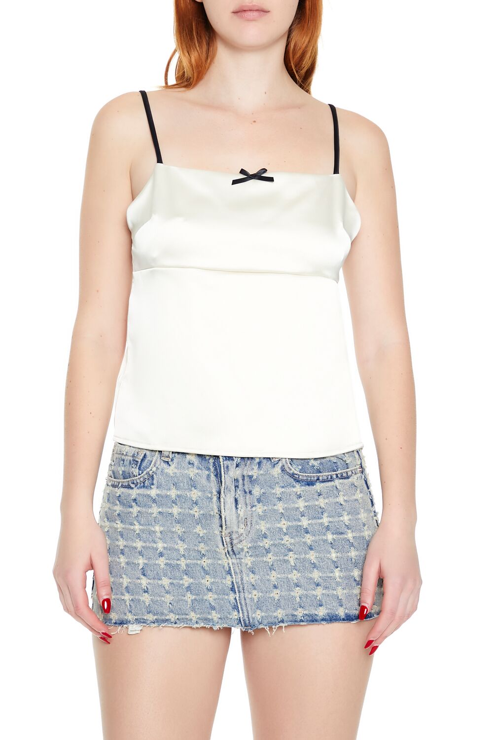 Satin Tie-Back Bow Cami | Forever 21 Women