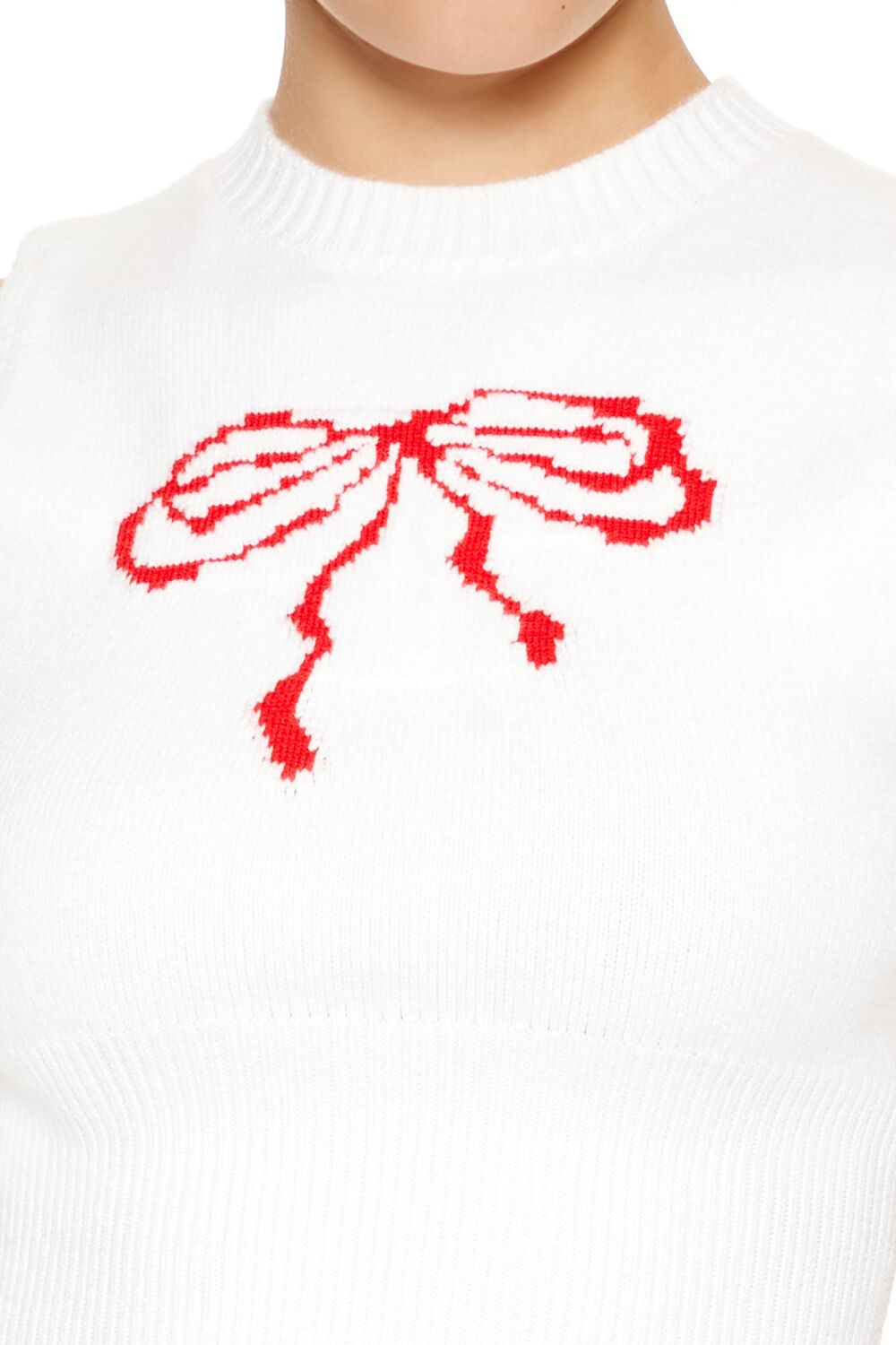 Sweater-Knit Bow Crop Top | Forever 21 Women