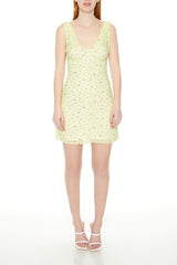 Floral Lettuce-Edge Mini Dress | Forever 21 Women