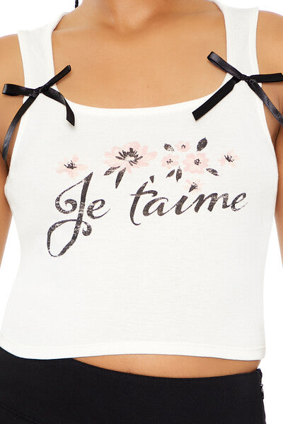Je Taime Cropped Tank Top | Forever 21 Women