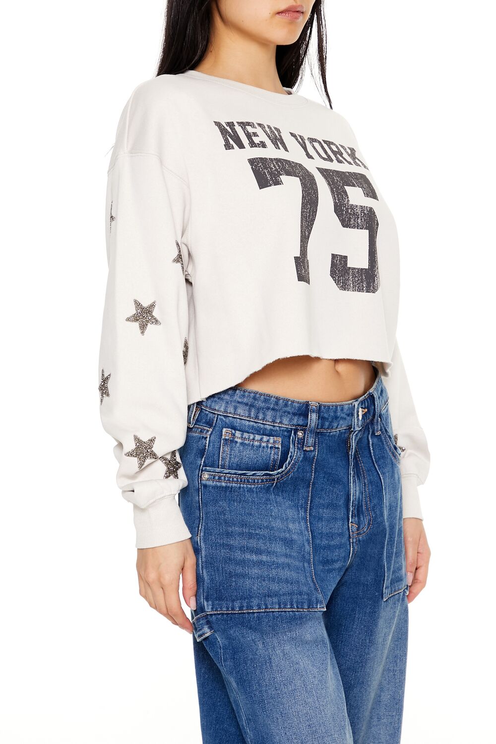 New York 75 Cropped Pullover | Forever 21 Women