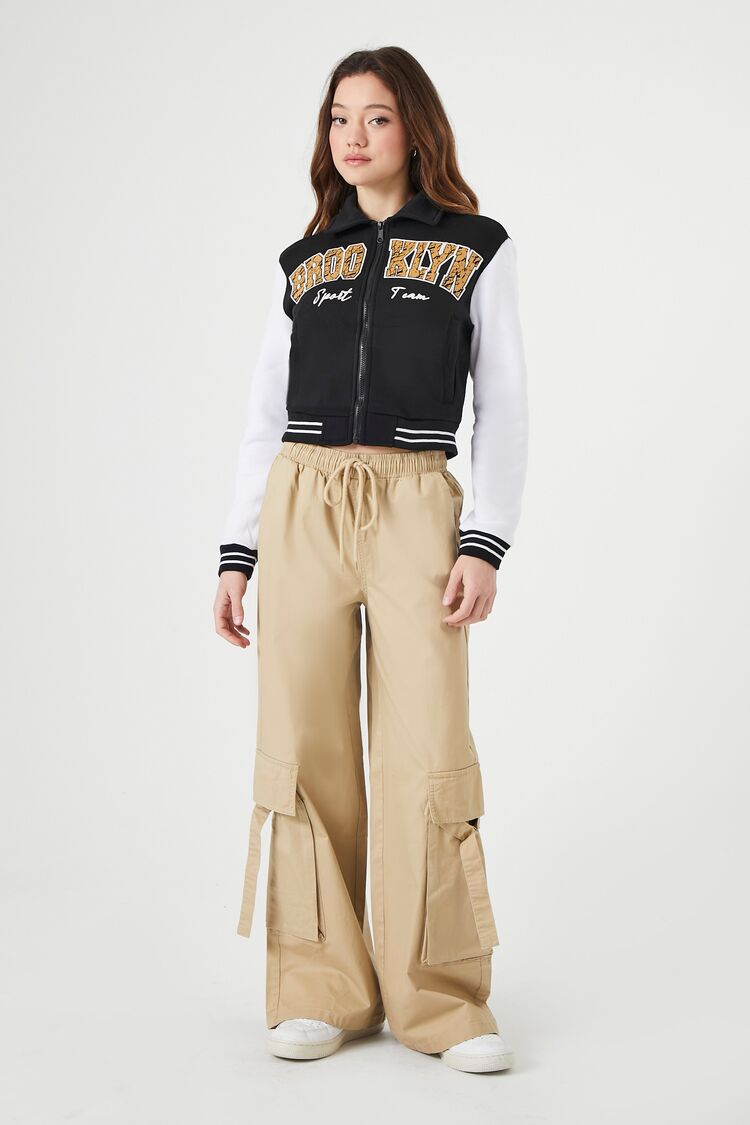 Brooklyn Zip-Up Bomber Jacket | Forever 21 Women