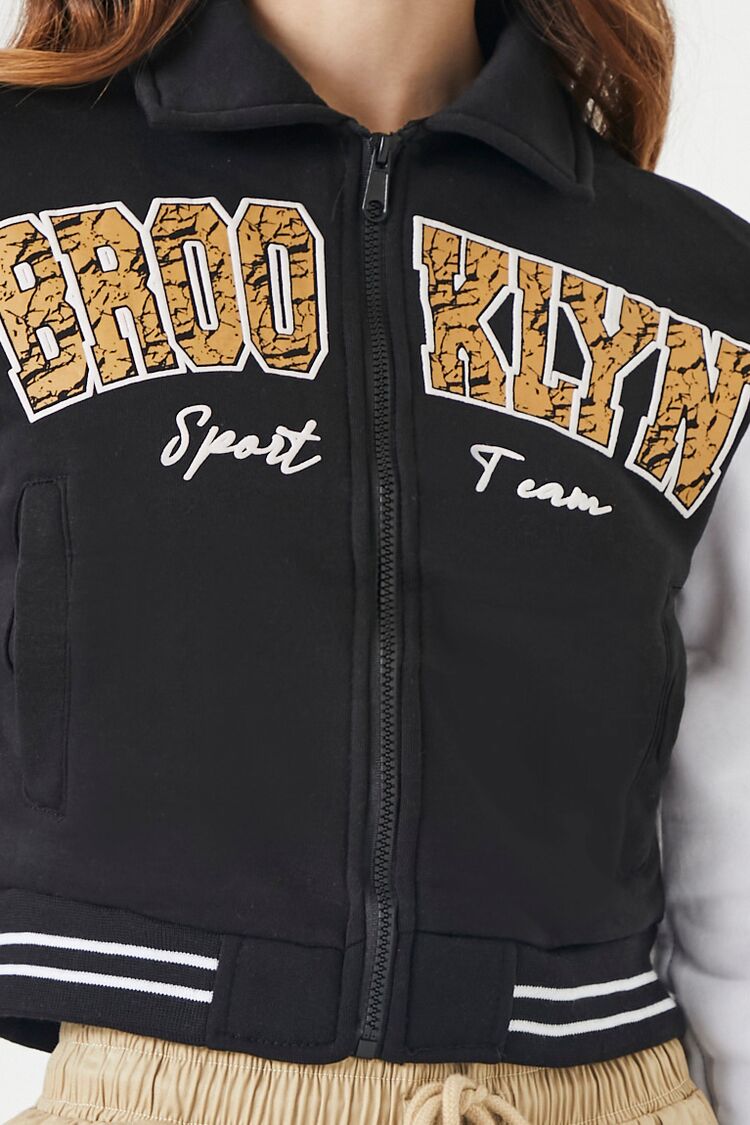 Brooklyn Zip-Up Bomber Jacket | Forever 21 Women